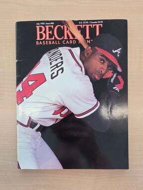 Beckett Baseball Card Monthly July 1992 Issue #88 Deion Sanders